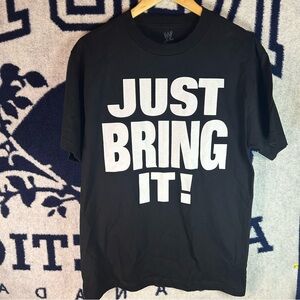 WWE The Rock Just Bring It T Shirt Size Medium 2013 Wrestling Tee Graphic
